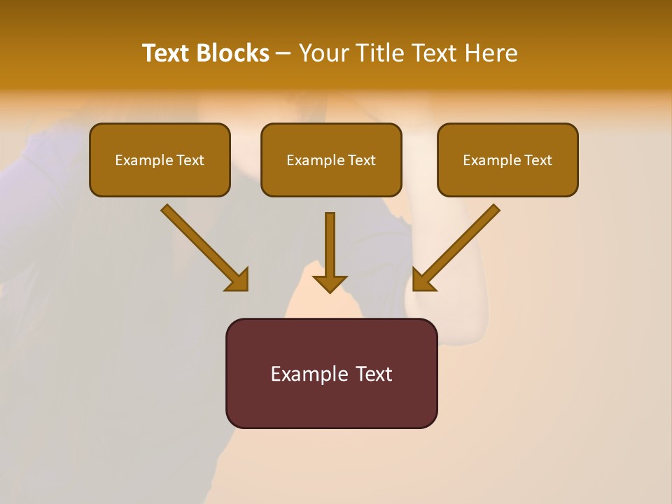 A Woman Making A Funny Face With Her Hands PowerPoint Template