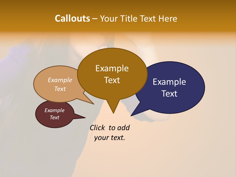 A Woman Making A Funny Face With Her Hands PowerPoint Template