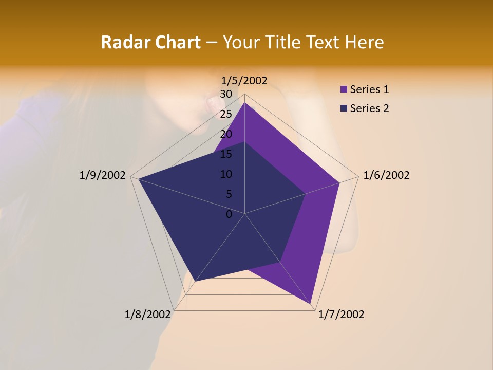 A Woman Making A Funny Face With Her Hands PowerPoint Template