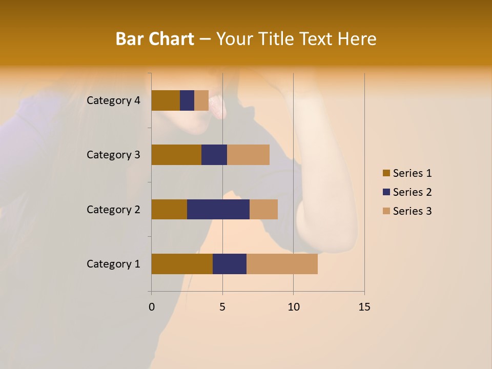 A Woman Making A Funny Face With Her Hands PowerPoint Template
