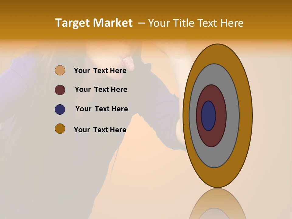 A Woman Making A Funny Face With Her Hands PowerPoint Template