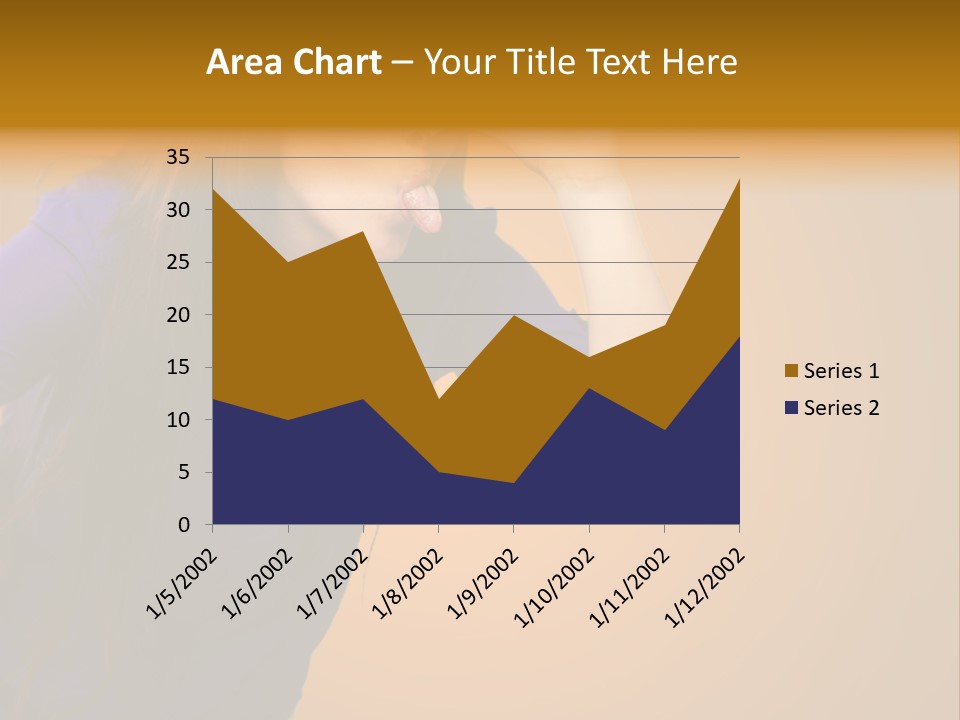 A Woman Making A Funny Face With Her Hands PowerPoint Template