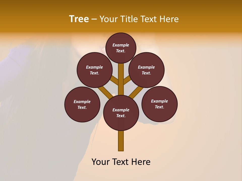 A Woman Making A Funny Face With Her Hands PowerPoint Template