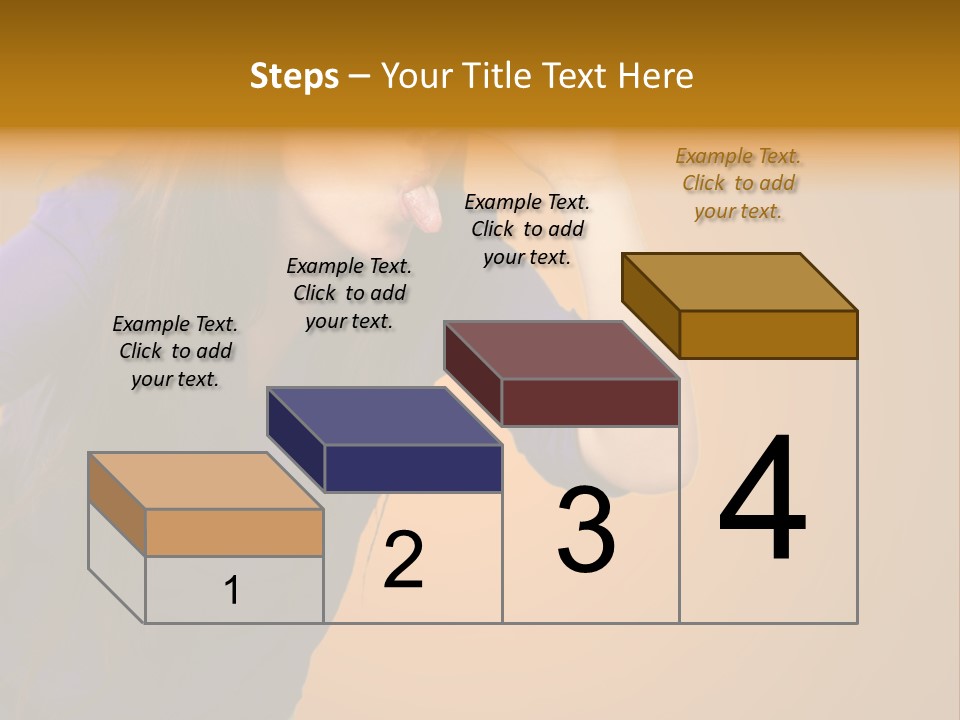 A Woman Making A Funny Face With Her Hands PowerPoint Template