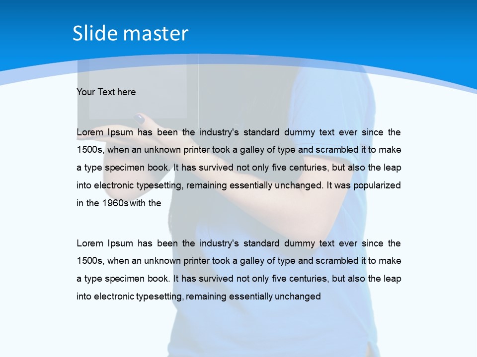 People Document Internet PowerPoint Template