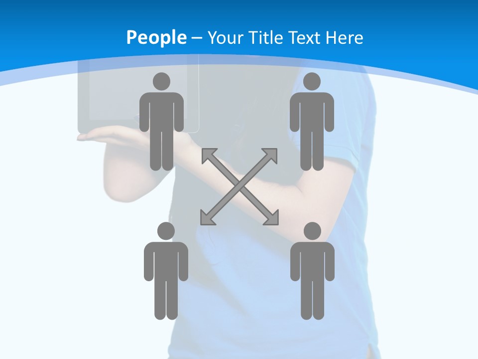 People Document Internet PowerPoint Template