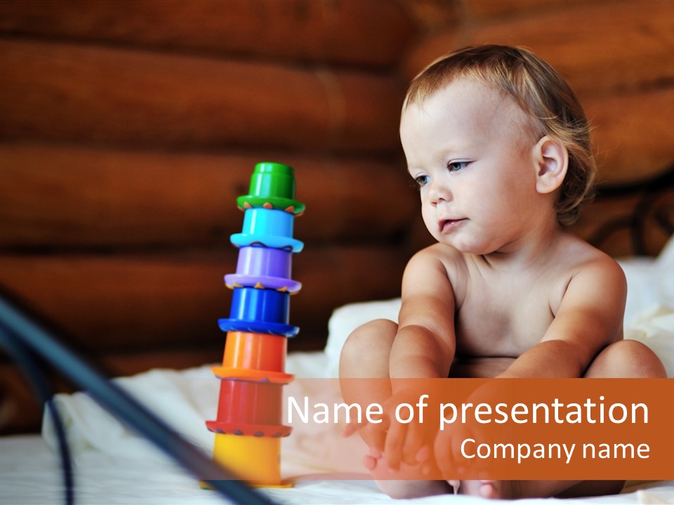 Toy Face People PowerPoint Template