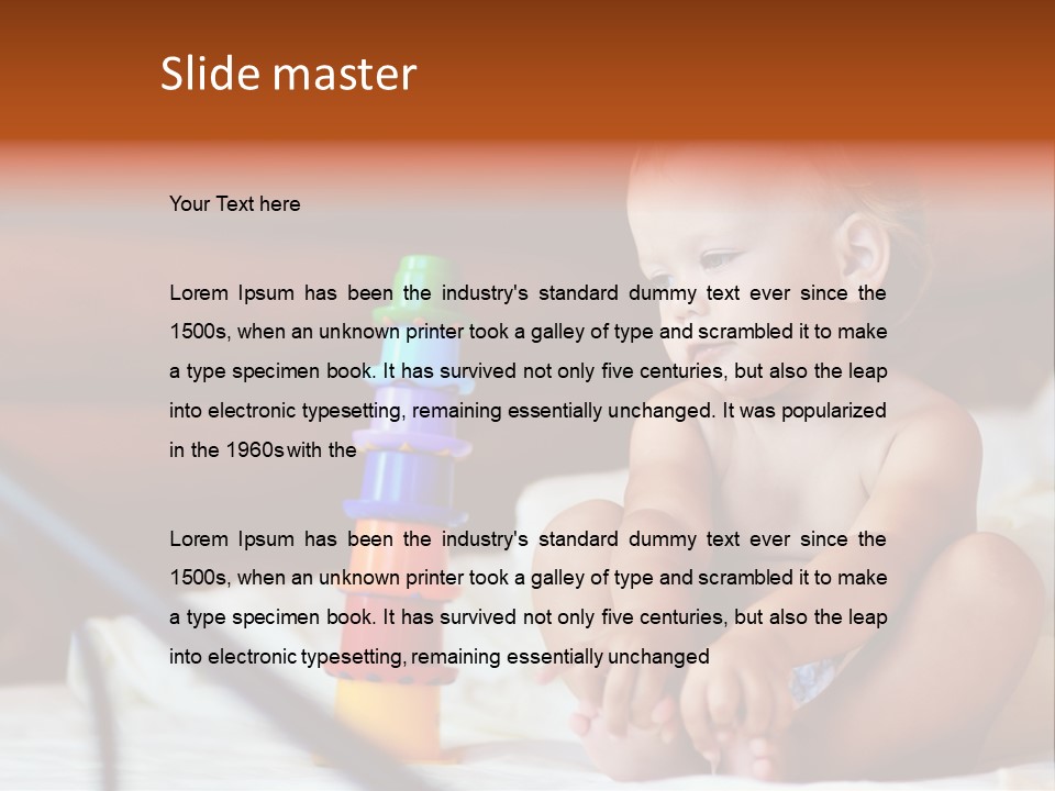 Toy Face People PowerPoint Template