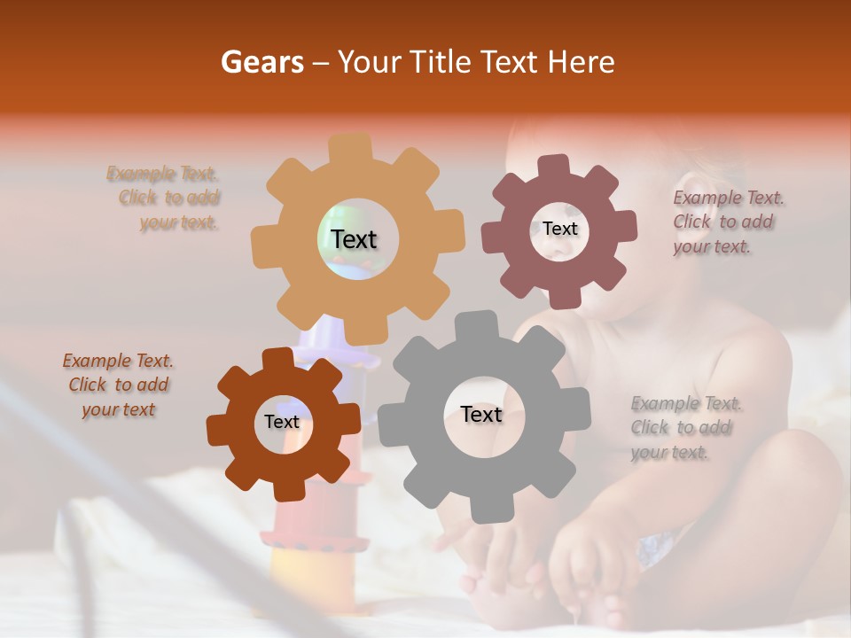 Toy Face People PowerPoint Template