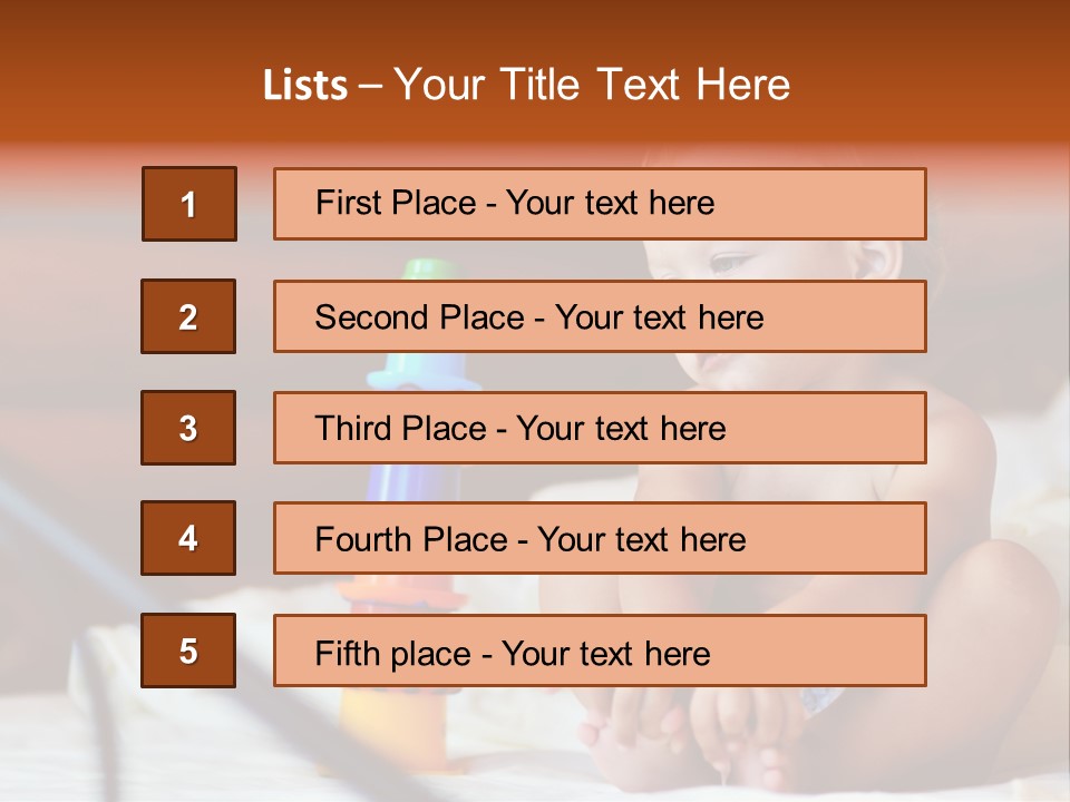 Toy Face People PowerPoint Template