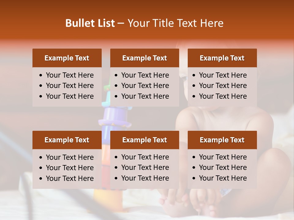 Toy Face People PowerPoint Template