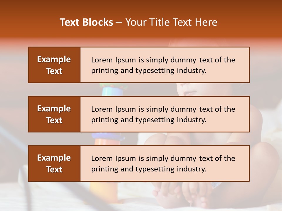 Toy Face People PowerPoint Template