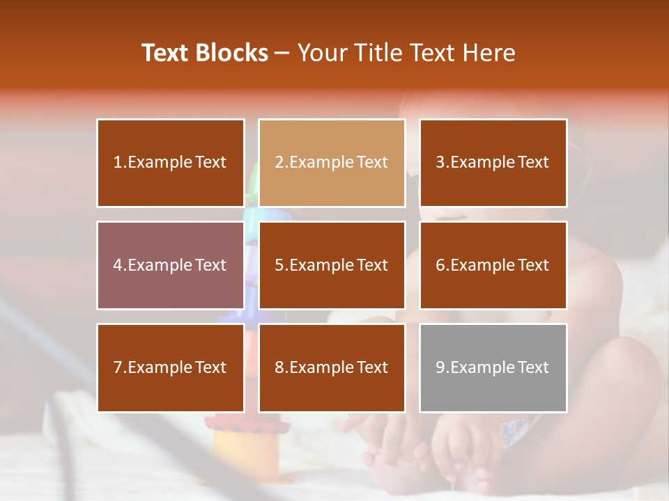 Toy Face People PowerPoint Template