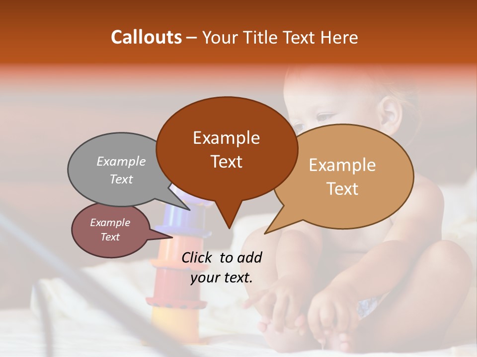 Toy Face People PowerPoint Template