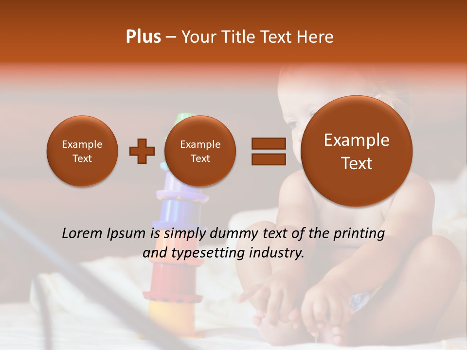 Toy Face People PowerPoint Template