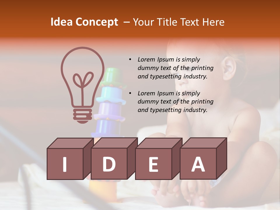 Toy Face People PowerPoint Template