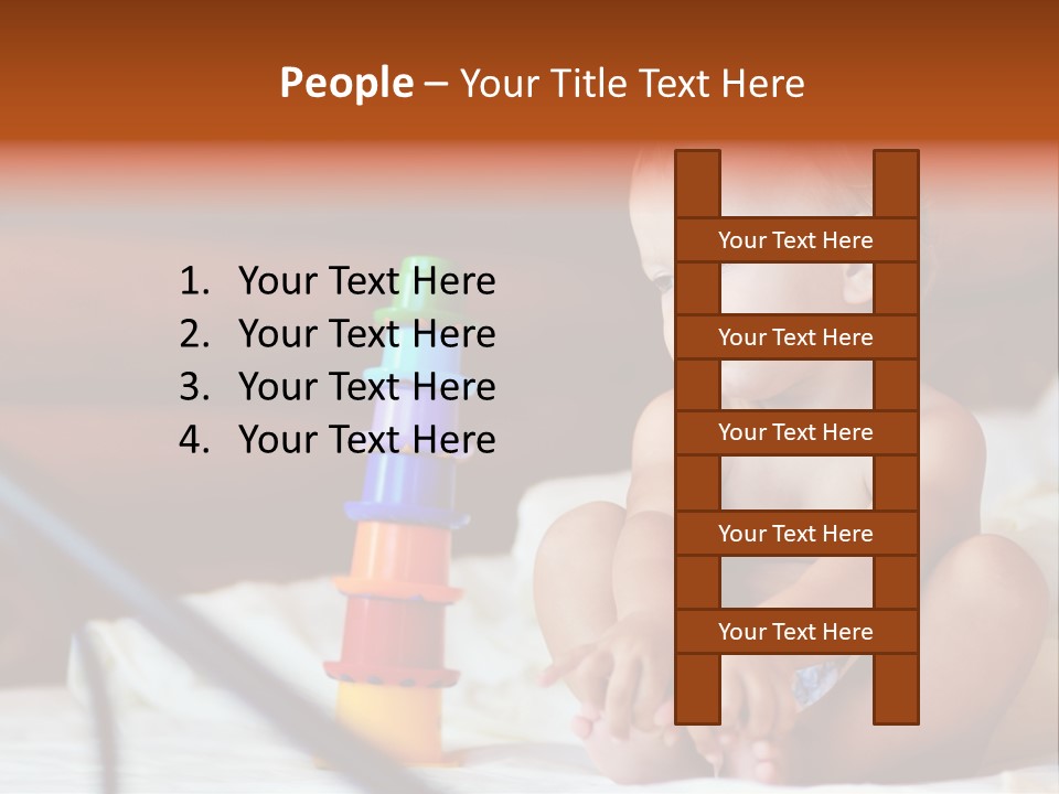Toy Face People PowerPoint Template