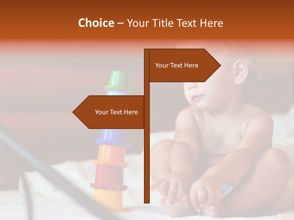 Toy Face People PowerPoint Template