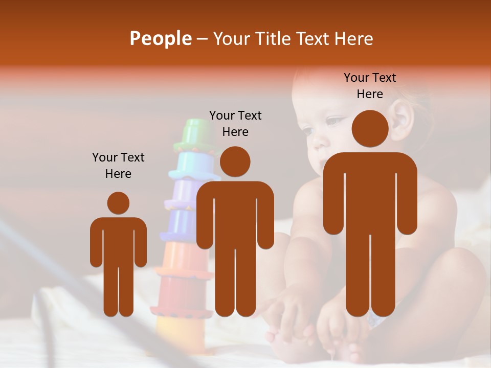 Toy Face People PowerPoint Template