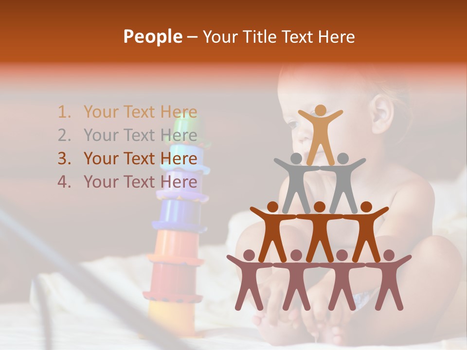 Toy Face People PowerPoint Template