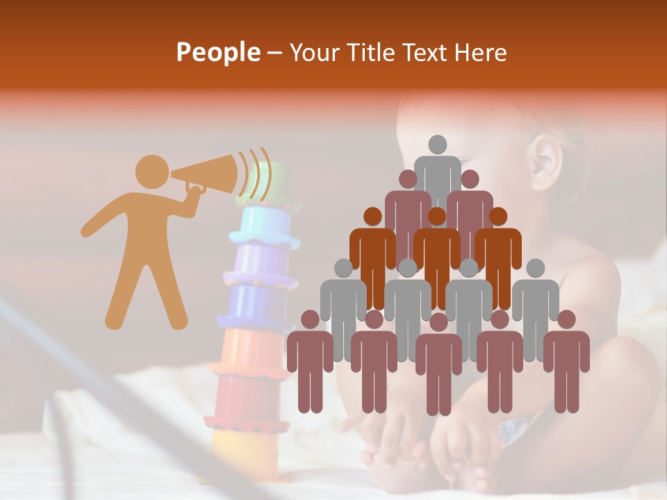 Toy Face People PowerPoint Template