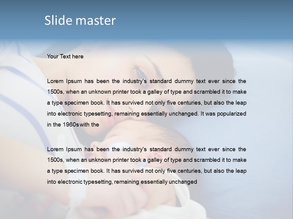 People Smiling Love PowerPoint Template