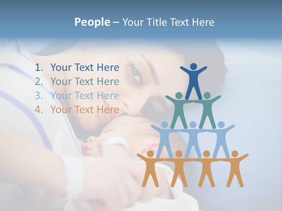 People Smiling Love PowerPoint Template