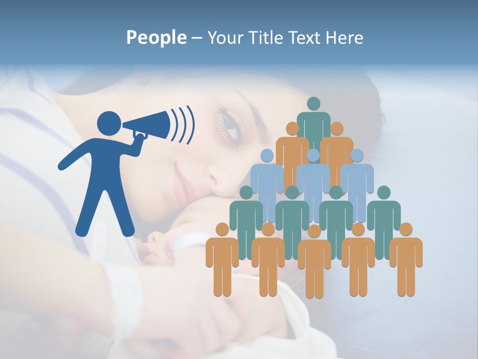 People Smiling Love PowerPoint Template