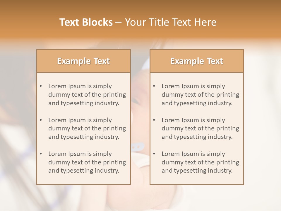 Holding Hospital Breastfeeding PowerPoint Template