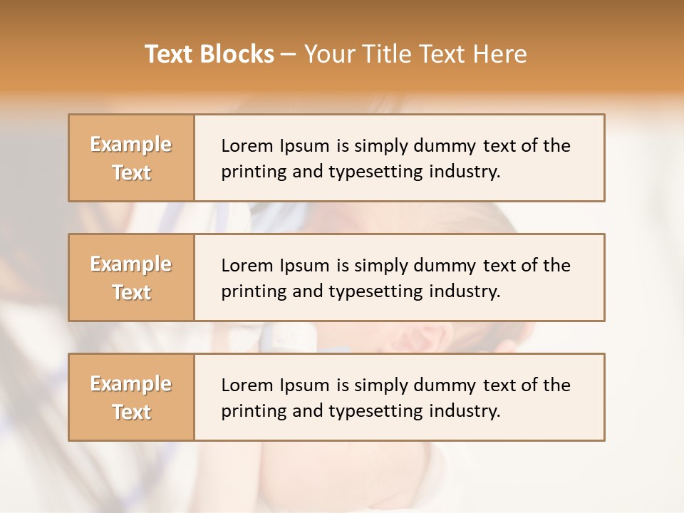 Holding Hospital Breastfeeding PowerPoint Template