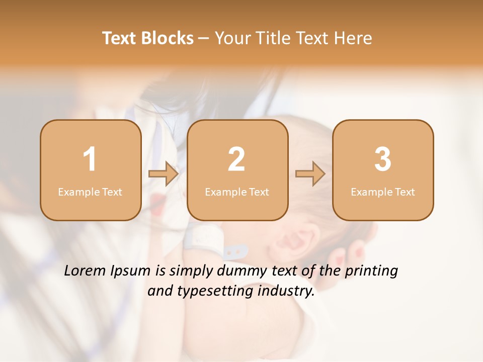 Holding Hospital Breastfeeding PowerPoint Template