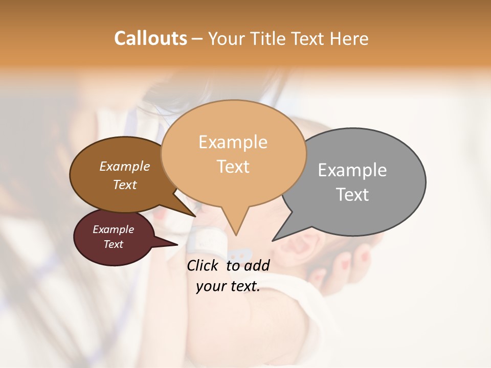 Holding Hospital Breastfeeding PowerPoint Template