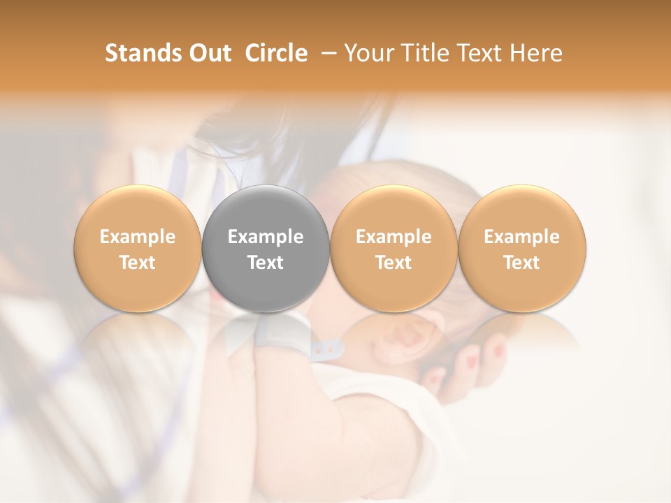 Holding Hospital Breastfeeding PowerPoint Template