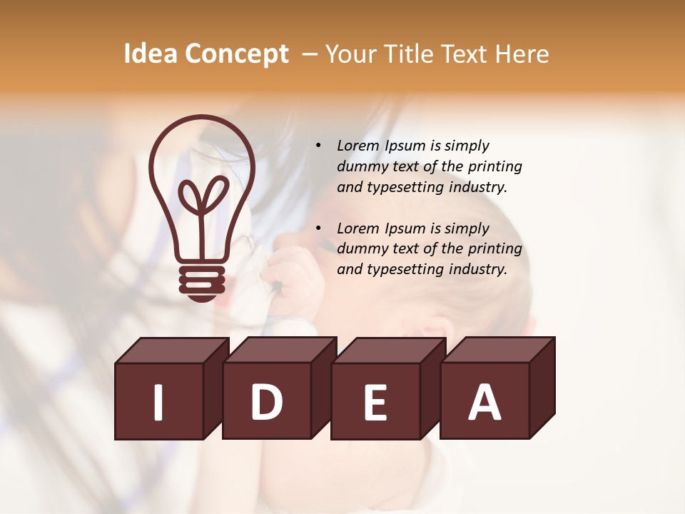 Holding Hospital Breastfeeding PowerPoint Template