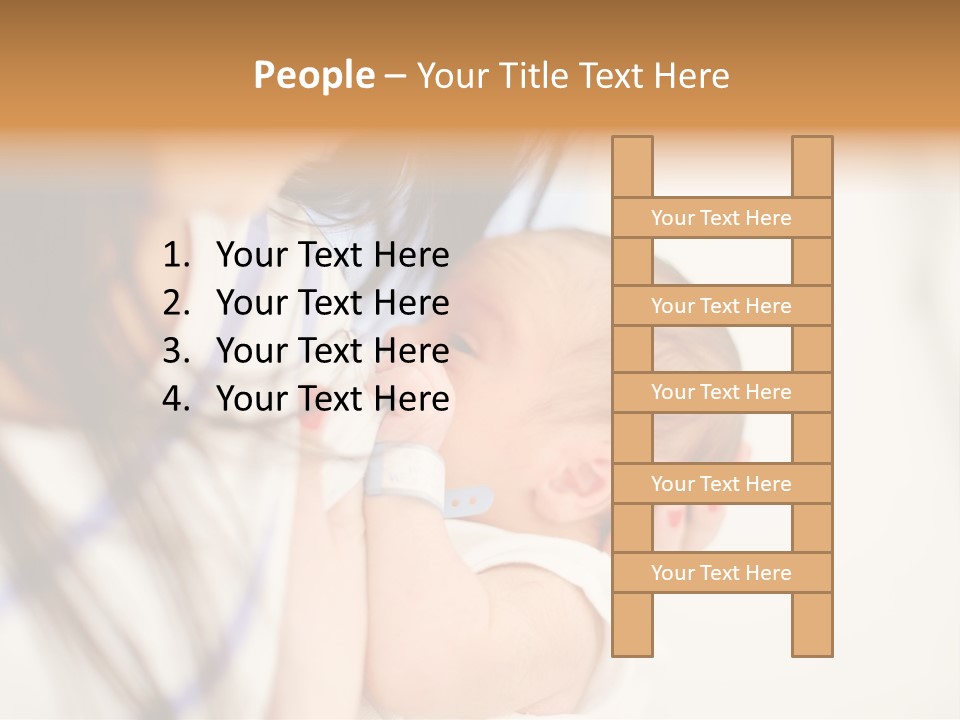 Holding Hospital Breastfeeding PowerPoint Template