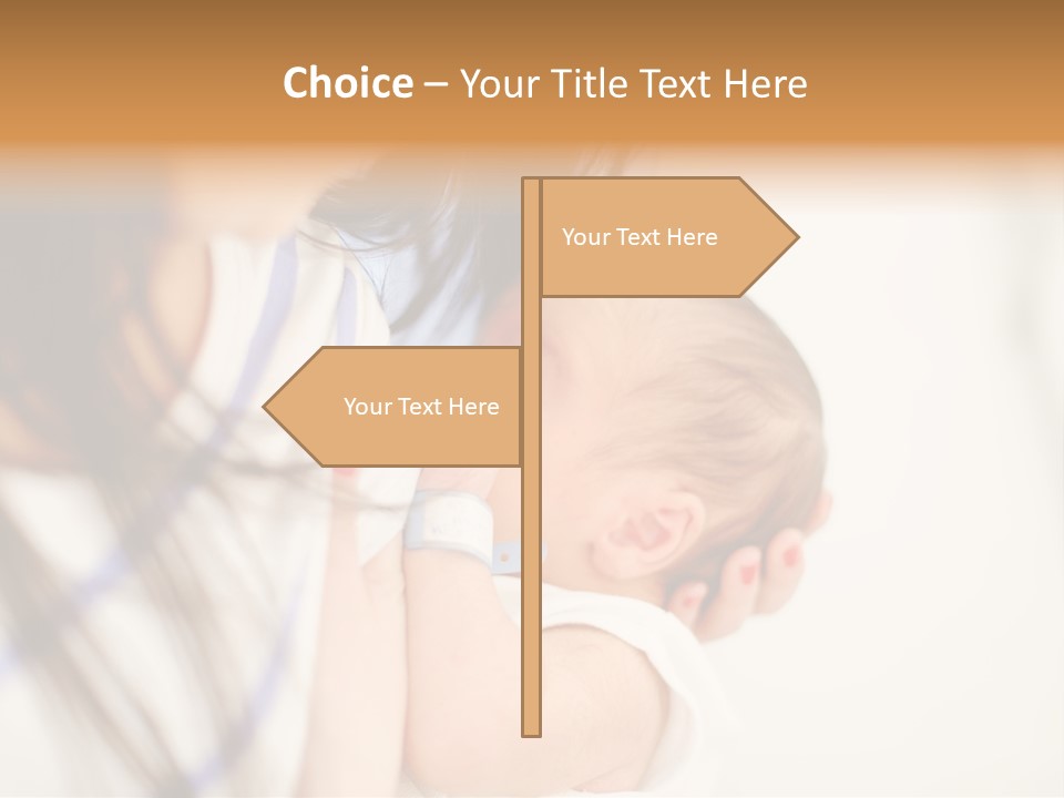 Holding Hospital Breastfeeding PowerPoint Template