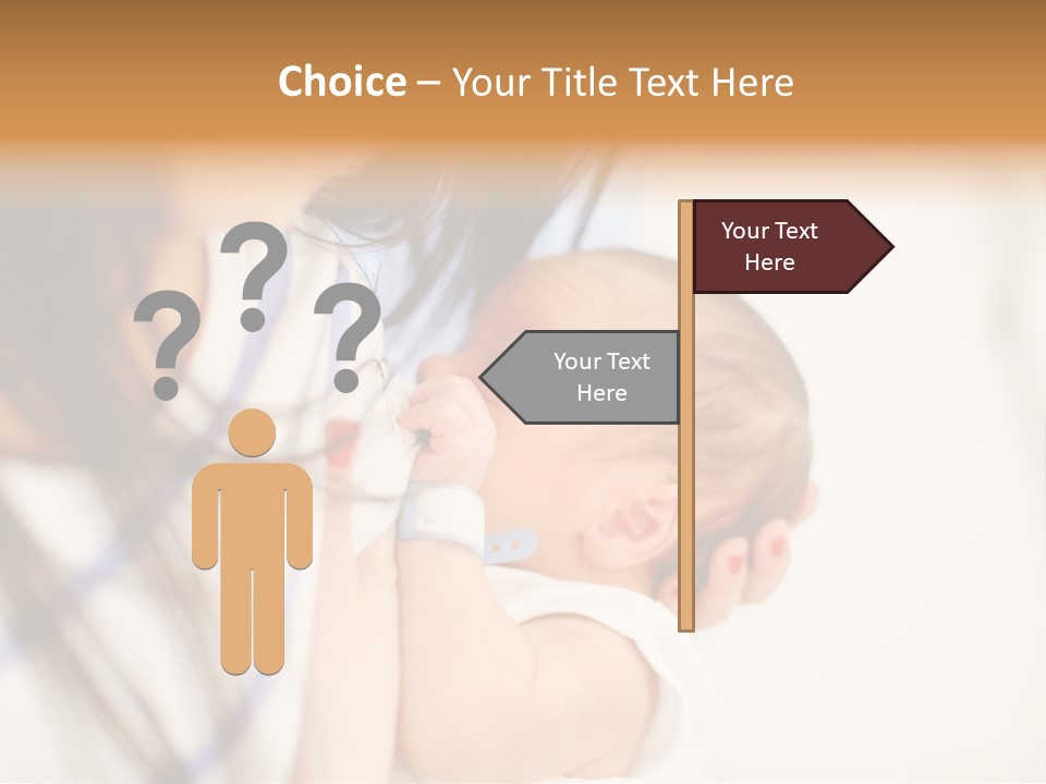 Holding Hospital Breastfeeding PowerPoint Template