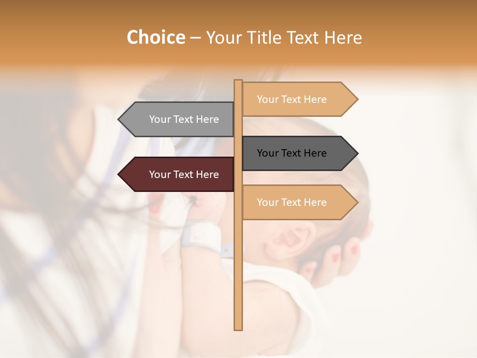 Holding Hospital Breastfeeding PowerPoint Template