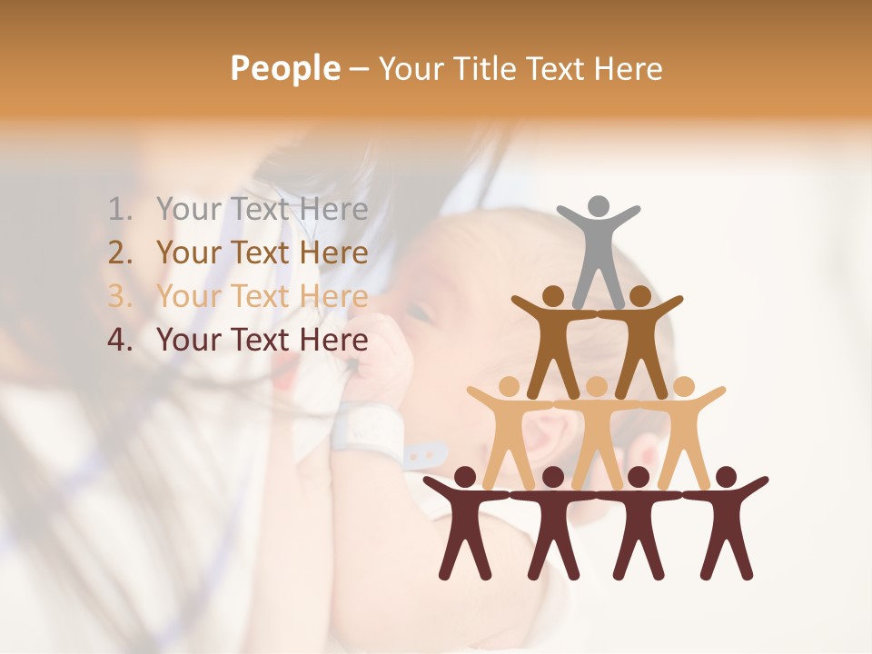 Holding Hospital Breastfeeding PowerPoint Template