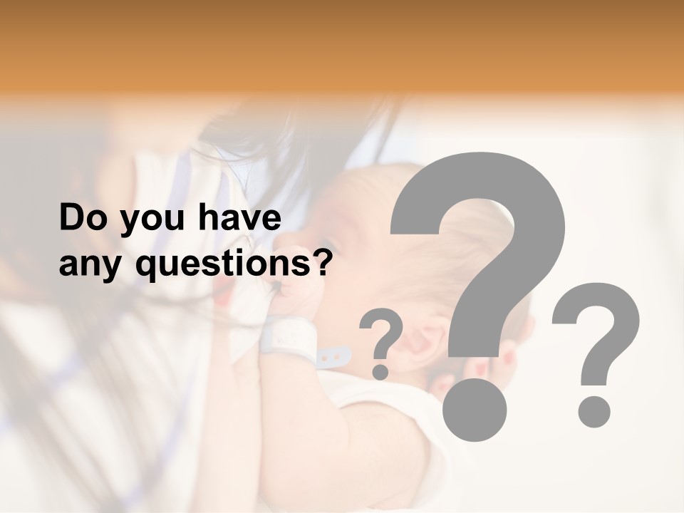 Holding Hospital Breastfeeding PowerPoint Template