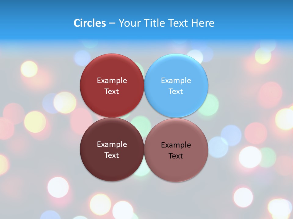 Abstract Party New Years Eve PowerPoint Template