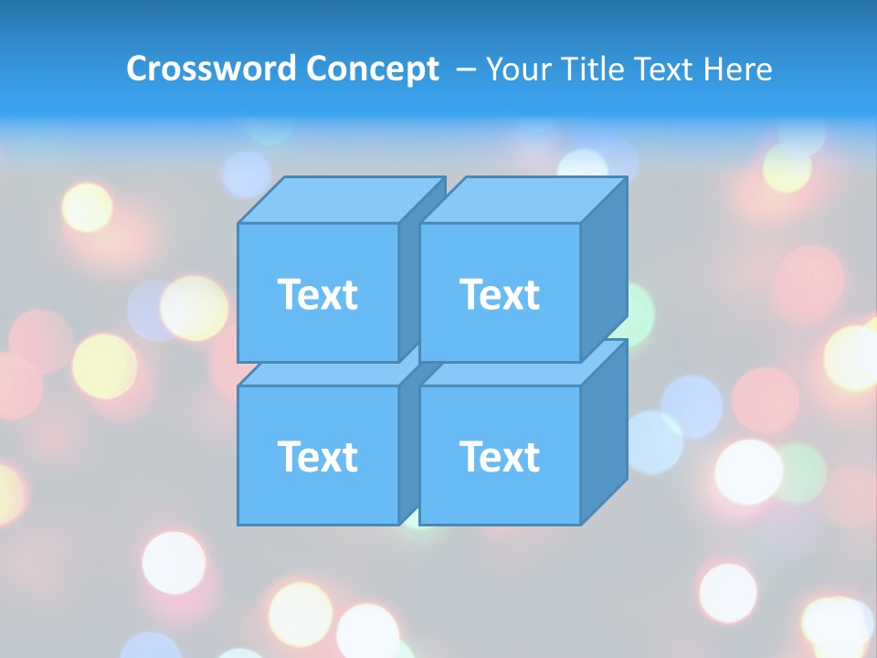 Abstract Party New Years Eve PowerPoint Template