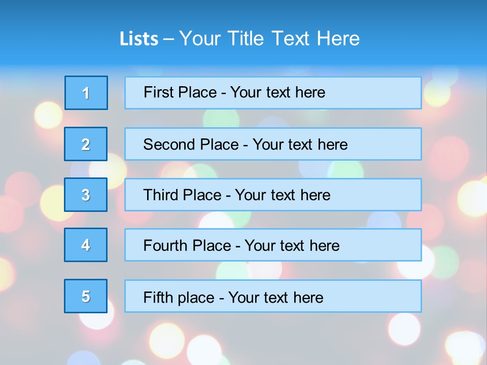 Abstract Party New Years Eve PowerPoint Template