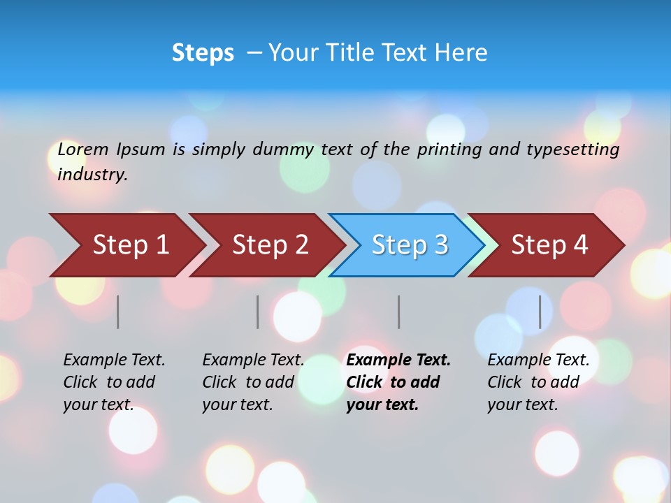 Abstract Party New Years Eve PowerPoint Template