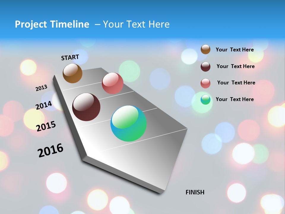 Abstract Party New Years Eve PowerPoint Template