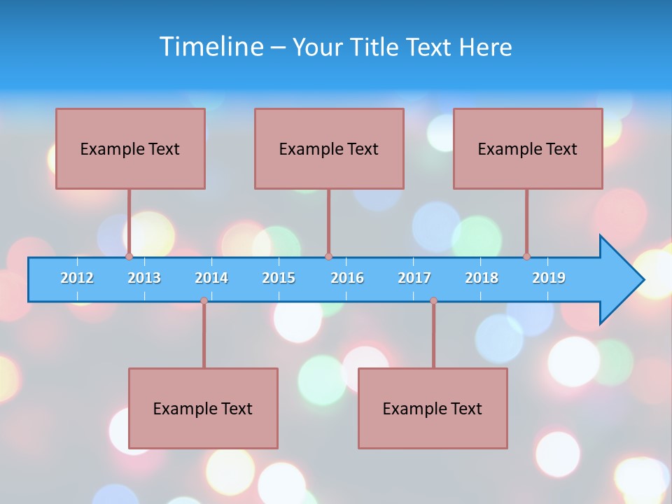 Abstract Party New Years Eve PowerPoint Template