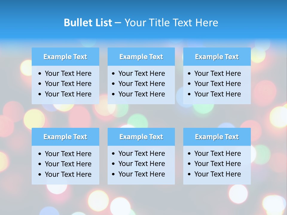 Abstract Party New Years Eve PowerPoint Template