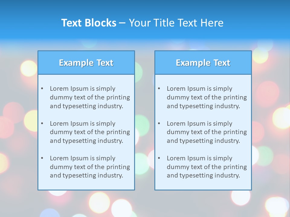 Abstract Party New Years Eve PowerPoint Template