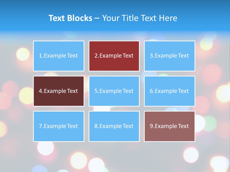 Abstract Party New Years Eve PowerPoint Template