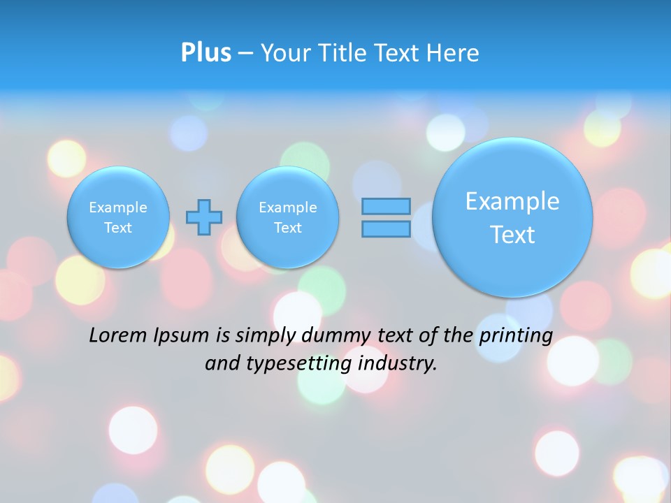 Abstract Party New Years Eve PowerPoint Template